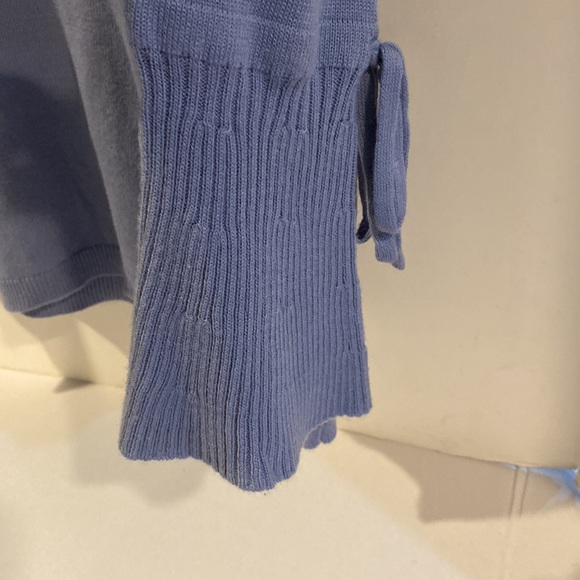 89+Madison Blue Pullover Cardigan Long Sleeve Bell Shape Cuff Sweater Size M - Picture 5 of 10
